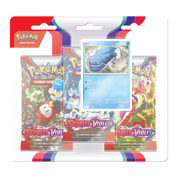 Pokemon Scarlet and Violet Blister Packs - 3 Pack