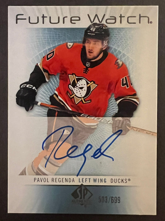 Pavol Regenda Retro Future Watch Auto /699 - 2022/23 SP Authentic