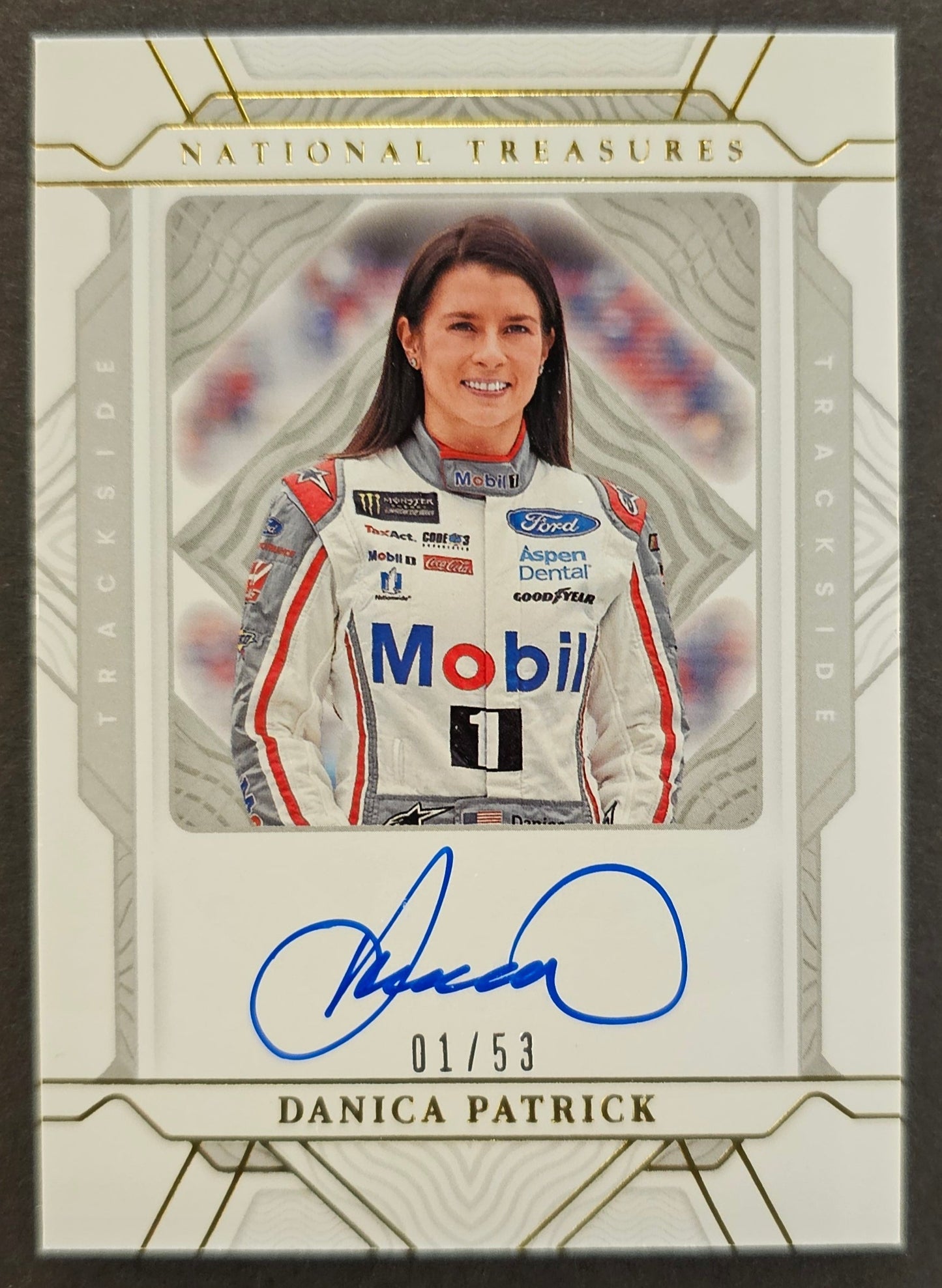 Danica Patrick Trackside Signatures Auto /53 - 2022 National Treasures Racing