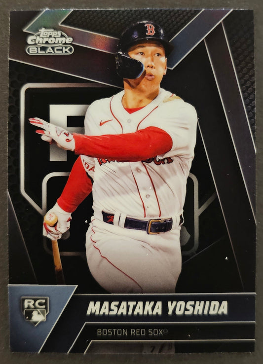 Masataka Yoshida Rookie Photo Variant - 2023 Topps Chrome Black