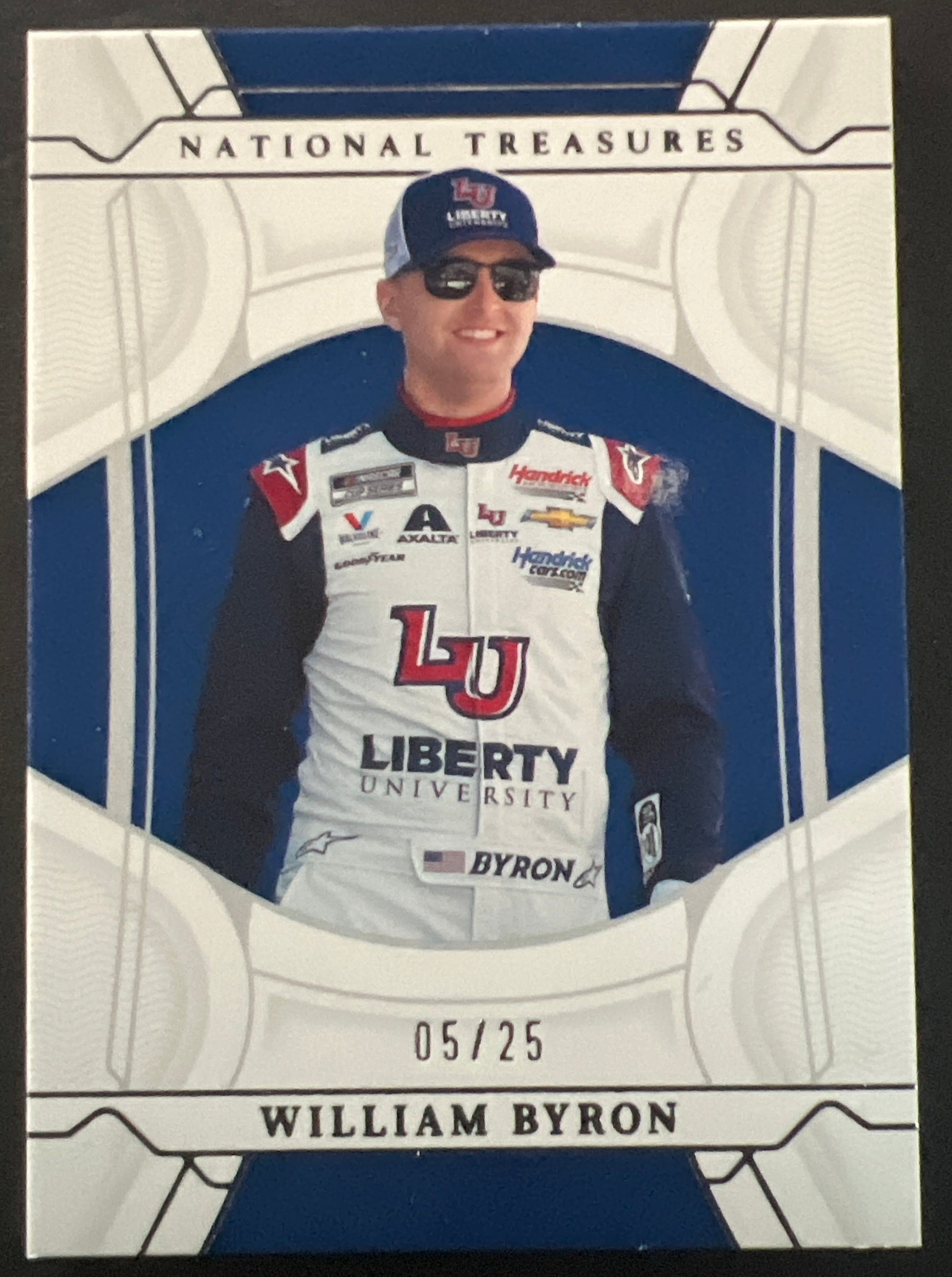 William Byron /25 - 2022 National Treasures Racing