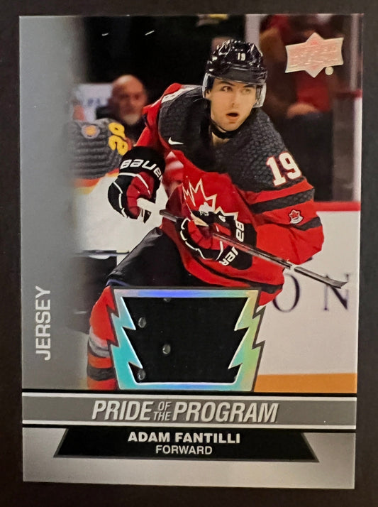 Adam Fantilli Pride Of The Program Jersey - 2023 Team Canada Juniors