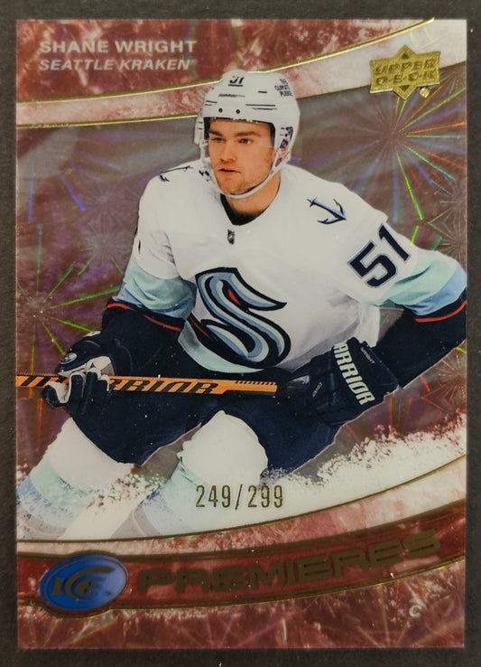 Shane Wright Ice Premieres Red /299 - 2022/23 Ice