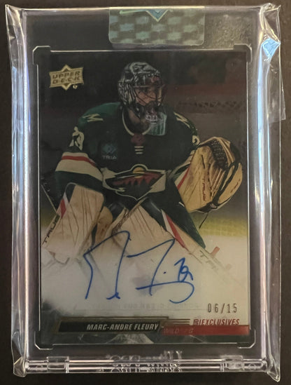 Marc-Andre Fleury Exclusives Auto - 2022/23 Clear Cut