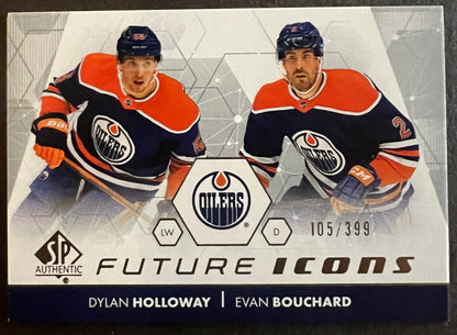 Holloway / Bouchard Oilers Future Icons /399 - 2022/23 SP Authentic