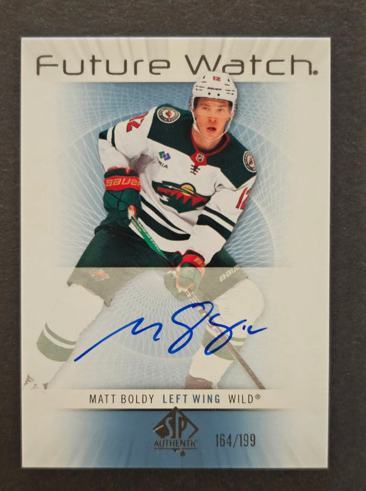 Matt Boldy Retro Future Watch Auto /199 - 2022/23 SP Authentic