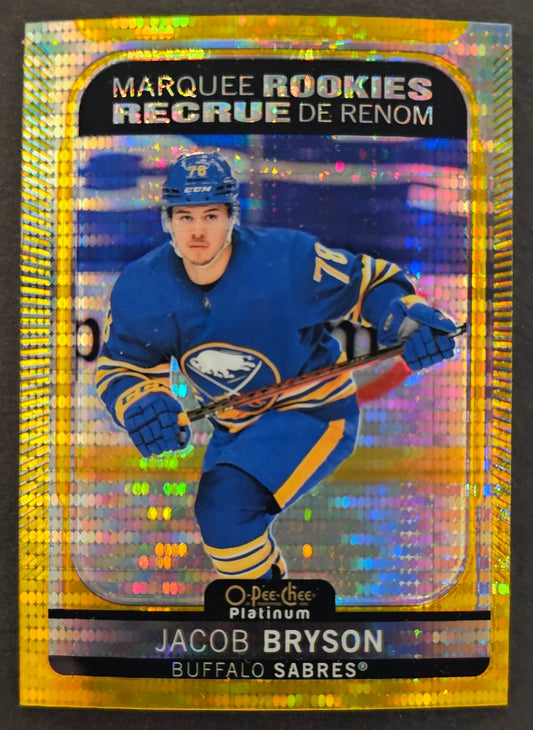 Jacob Bryson Marquee Rookies Seismic Gold /50 - 2021/22 O-Pee-Chee Platinum