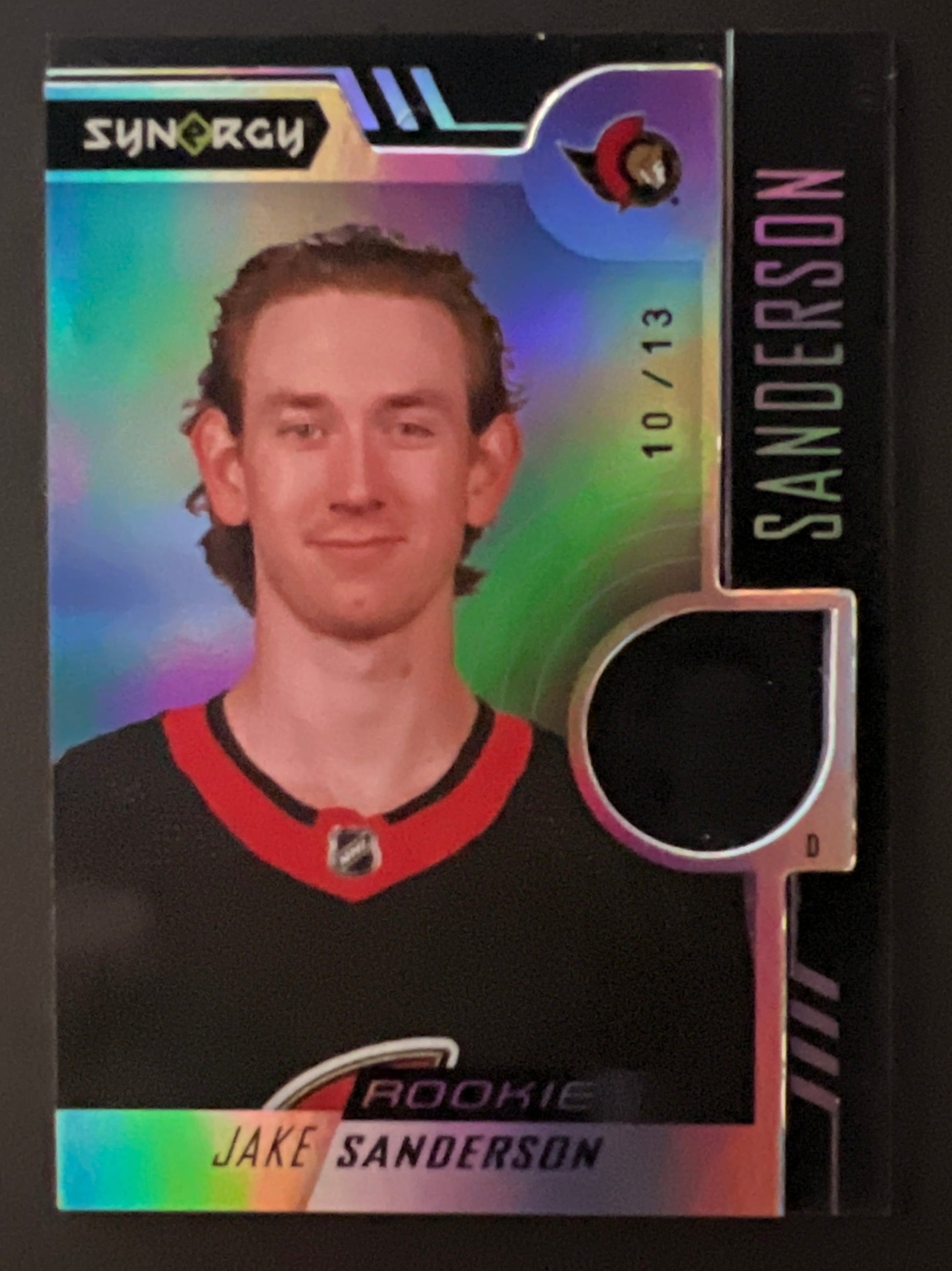 Jake Sanderson Synergy Base Black /13 - 2022/23 Synergy