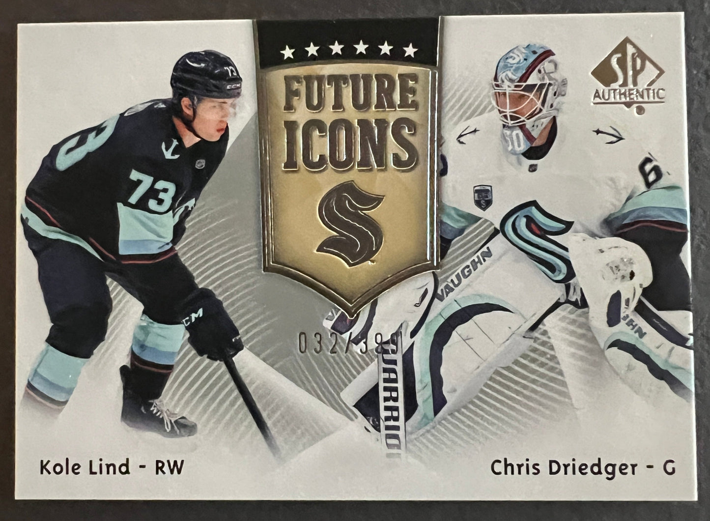 Lind / Driedger Seattle Kraken Future Icons /399 - 2022/23 SP Authentic