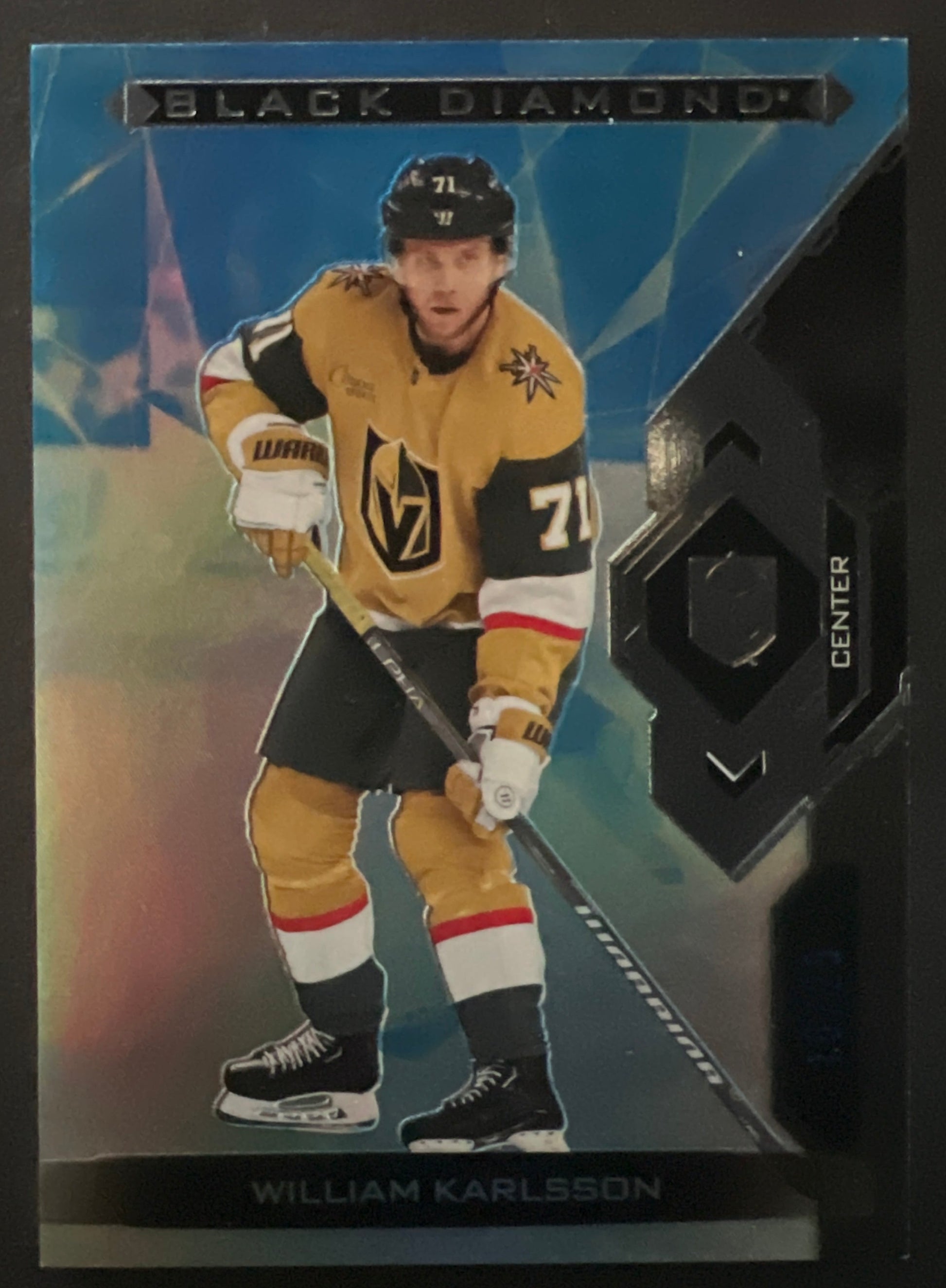 William Karlsson Black Diamond Base Blue /25 - 2022/23 Black Diamond