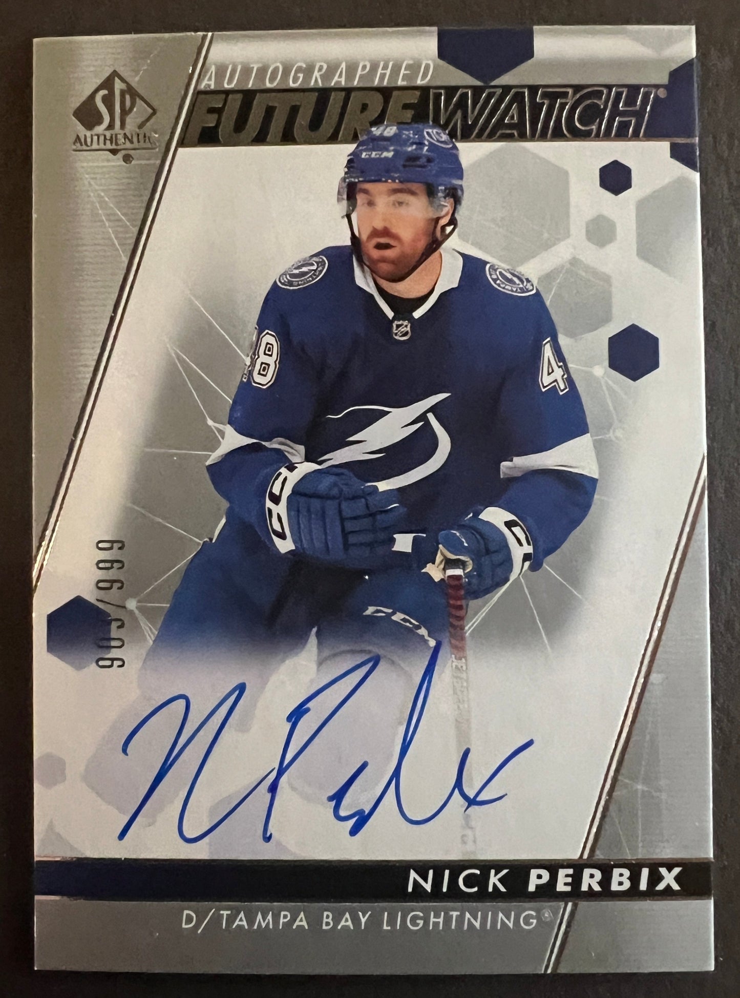 Nick Perbix Future Watch Auto /999 - 2022/23 SP Authentic