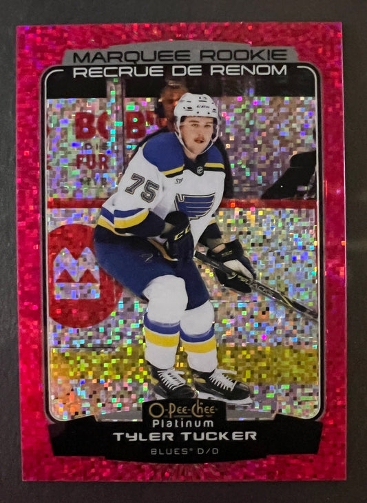 Tyler Tucker Marquee Rookie Violet Pixels /299 - 2022/23 O-Pee-Chee Platinum