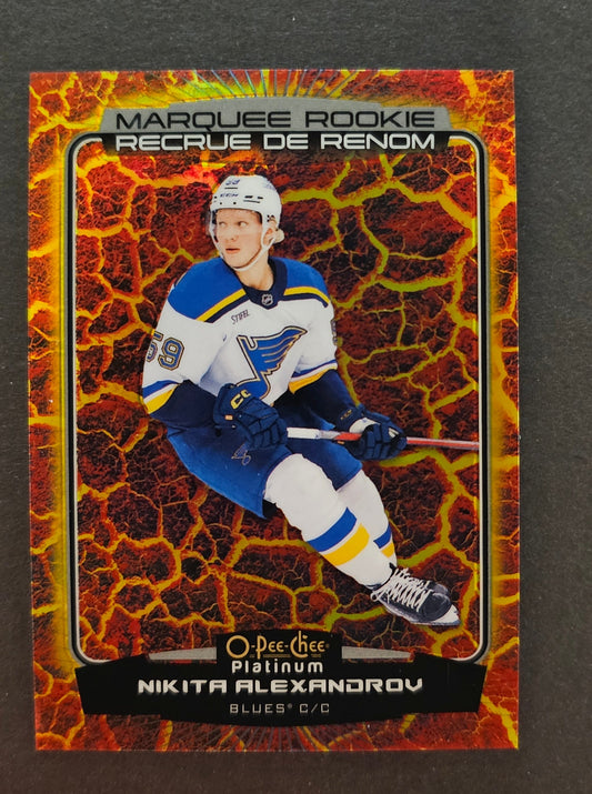 Nikita Alexandrov Marquee Rookie Hot Magma /499 - 2022/23 O-Pee-Chee Platinum