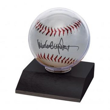 Ultra Pro Ball Display - Black Wood Base